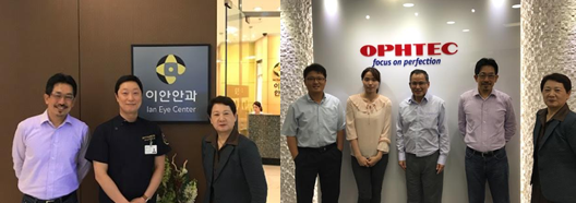 OPHTEC Korea社訪問